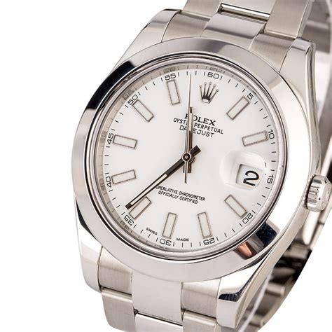 rolex datejust ii white dial stainless steel 116300|rolex datejust ii roman numerals.